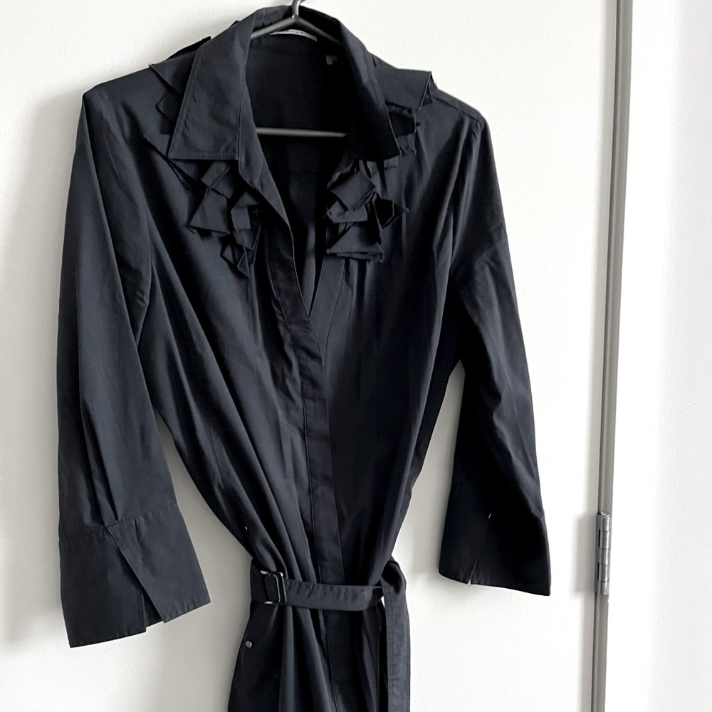 Tahari Belted Shirt Dress
